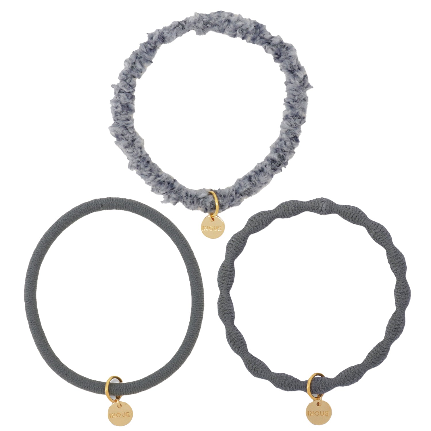 MyRubber] Essential Picks ライトグレー / 3種セット ヘア