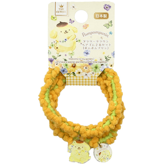 フラワークラウンヘアゴムポムポムプリン画像1