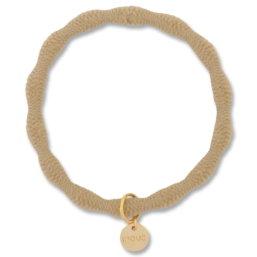 [MyRubber] Essential Picks ライトベージュ / 3種セット ヘアアクセサリー ヘアゴム しっかり結ぶ ソフトに結ぶ 髪に跡が残りにくい 髪が細い 毛量多め ヘアアレンジ