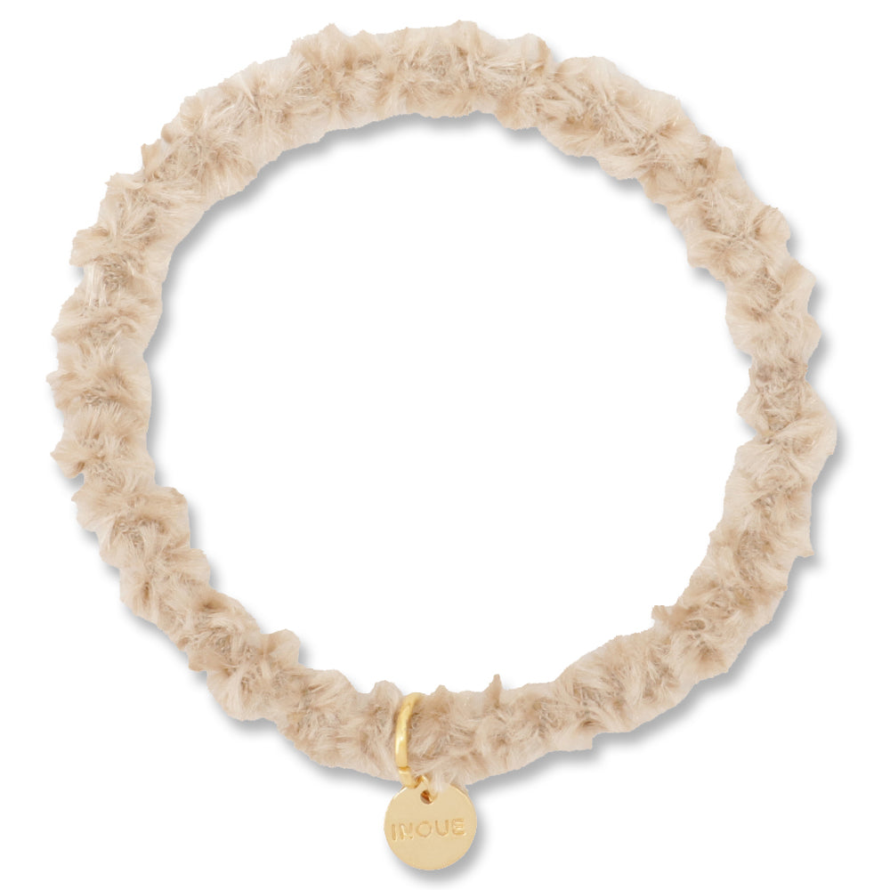 [MyRubber] Essential Picks ライトベージュ / 3種セット ヘアアクセサリー ヘアゴム しっかり結ぶ ソフトに結ぶ 髪に跡が残りにくい 髪が細い 毛量多め ヘアアレンジ