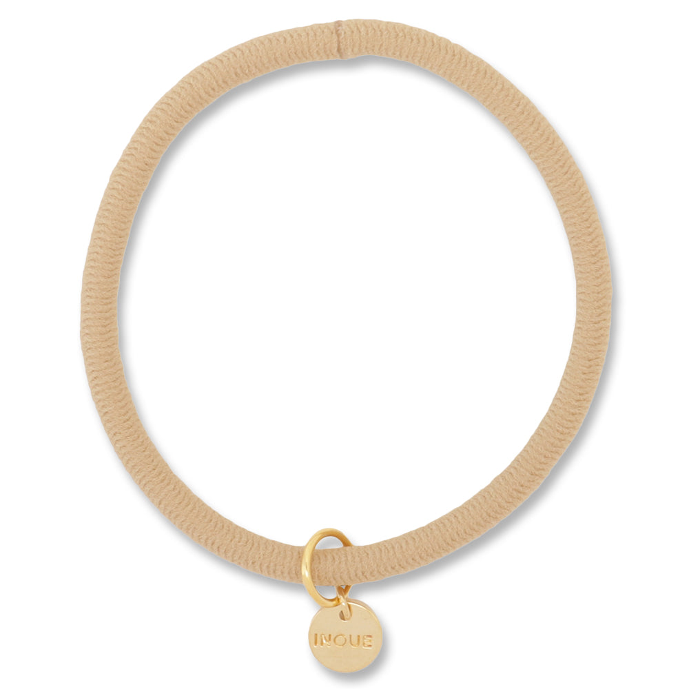 [MyRubber] Essential Picks ライトベージュ / 3種セット ヘアアクセサリー ヘアゴム しっかり結ぶ ソフトに結ぶ 髪に跡が残りにくい 髪が細い 毛量多め ヘアアレンジ