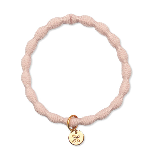 [MyRubber] ポコリングL パウダーピンク / ヘアアクセサリー ヘアゴム 毛量多め ソフトに結ぶ しっかり留まる