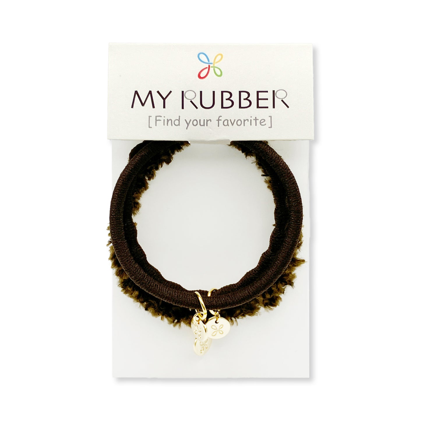 [MyRubber] Essential Picks チョコレートブラウン / 3種セット ヘアアクセサリー ヘアゴム しっかり結ぶ ソフトに結ぶ 髪に跡が残りにくい 髪が細い 毛量多め ヘアアレンジ
