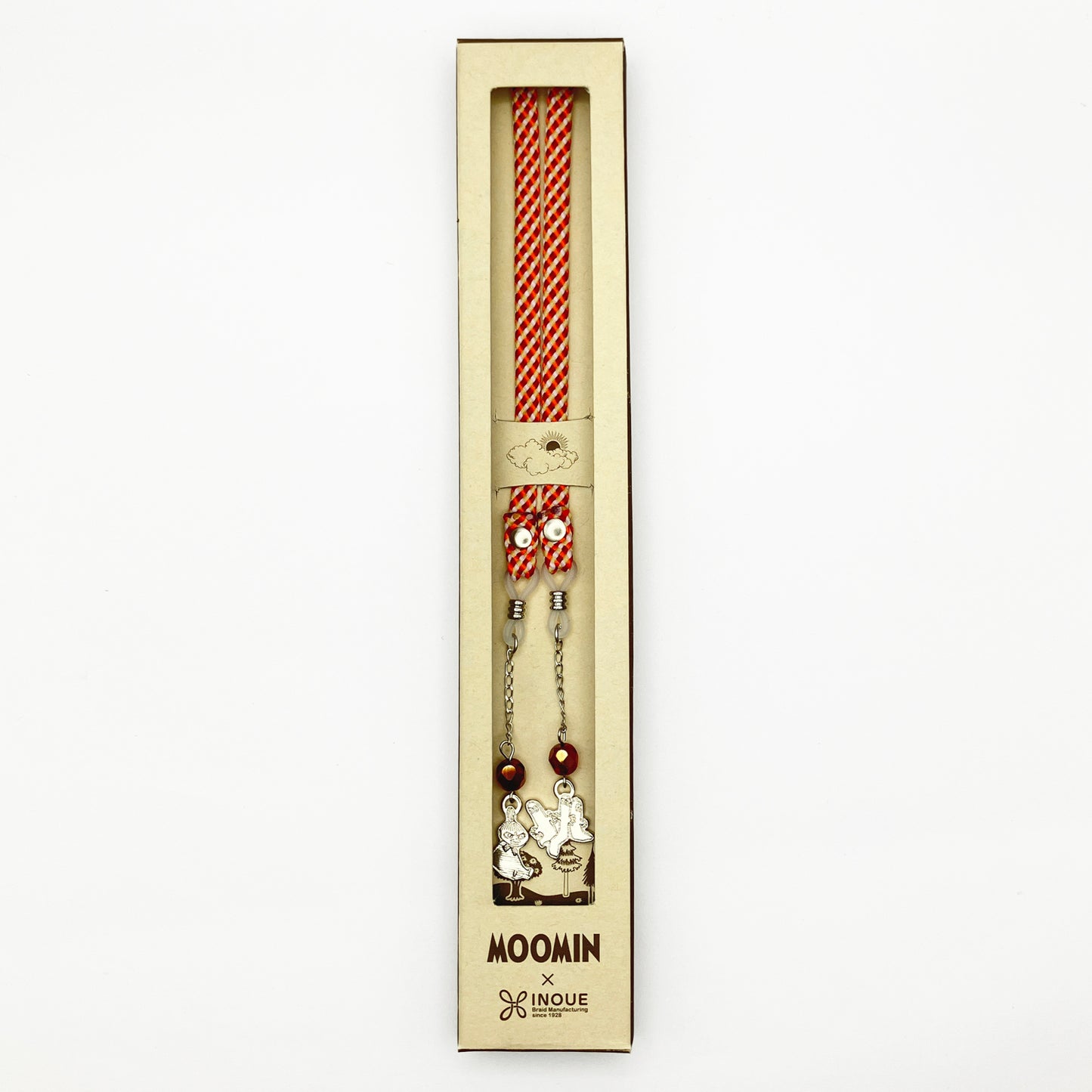 [INOUE] MOOMIN グラスコードPicnic  リトルミイ＆ニョロニョロ