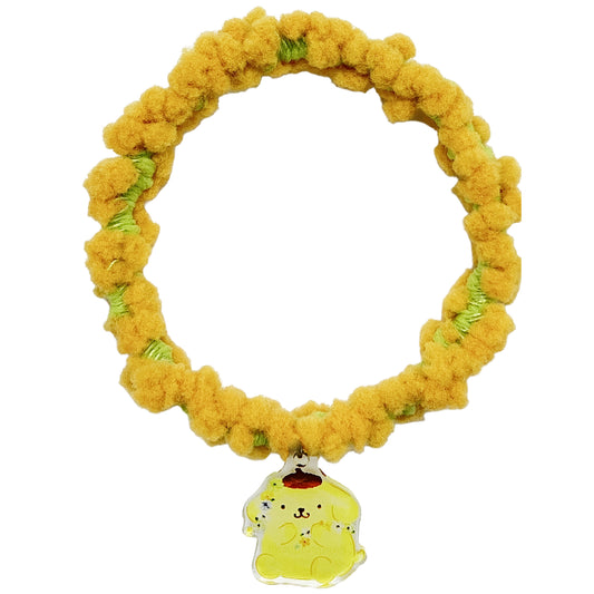 フラワークラウンヘアゴムポムポムプリン画像2