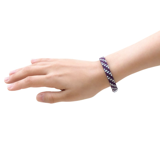 [INOUE]静電軽減アームミサンガタイプ （A柄） S M L / 静電気軽減 アクセサリー ブレスレット 組紐 選べる３サイズ 約16cm 約18cm 約20cm