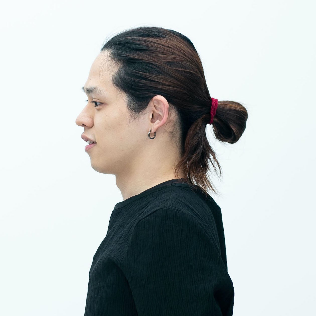 MyRubber] ポコリングL ワインレッド / ヘアアクセサリー ヘアゴム 毛