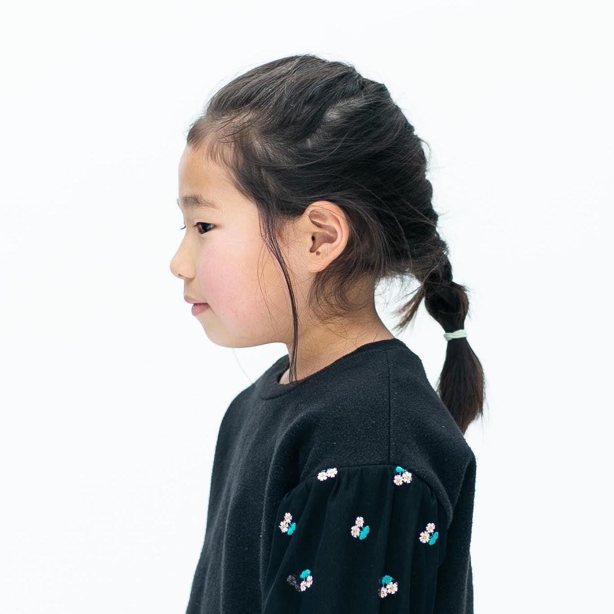 グレー ヘアクリップ スモールサイズ（acca ヘアクリップ