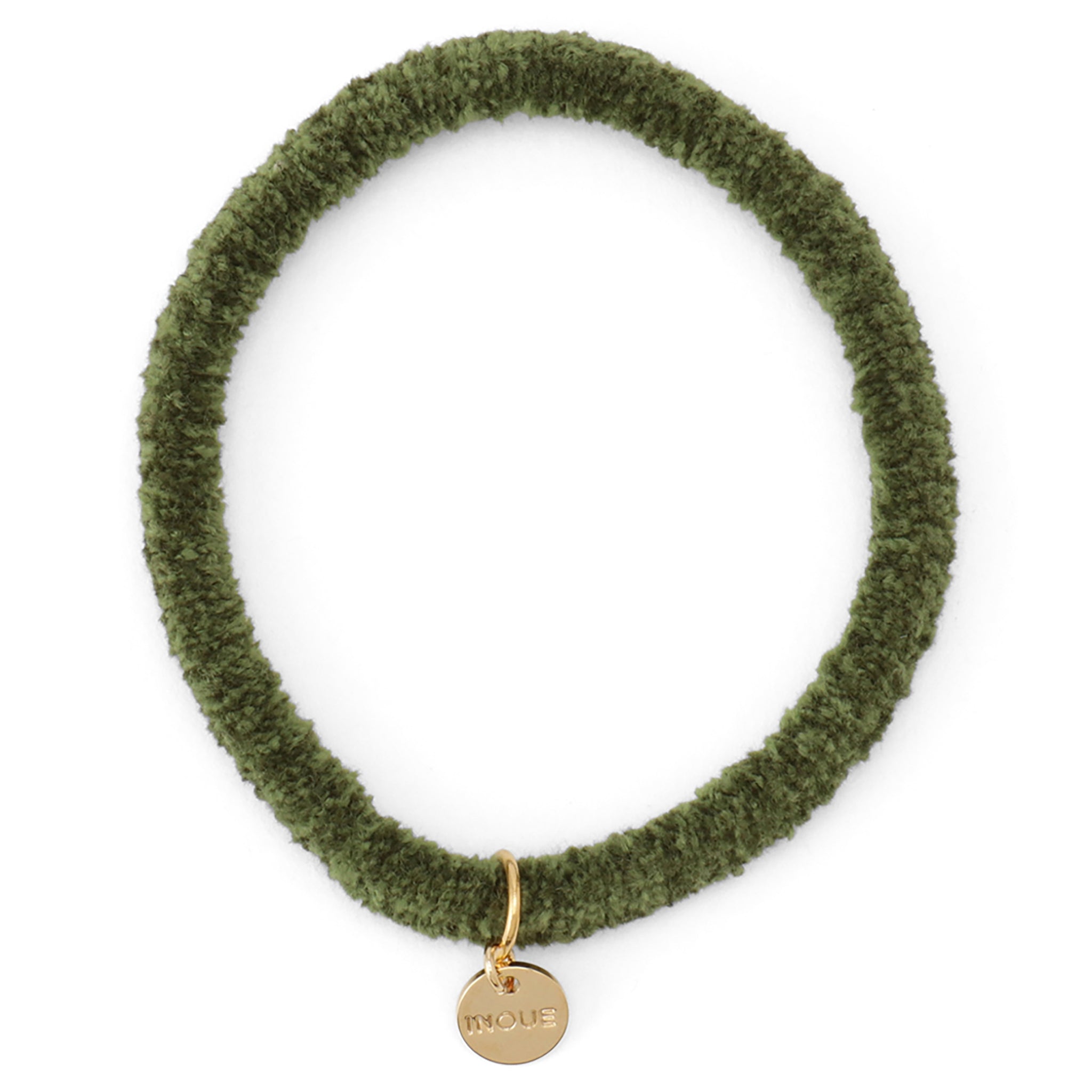 コレットマルーフ オリーブグリーン サテン ヘアゴム コレットマルーフ オリーブグリーン サテン ヘアゴム コレットマルーフ